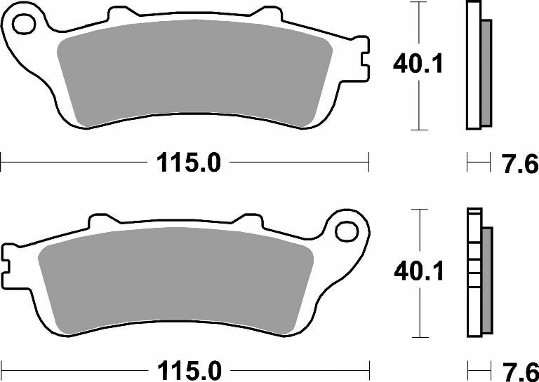 Braking 813SM1 Bremsbeläge Honda CB 1100 CBR 1100 FES 125 150 250 FJS