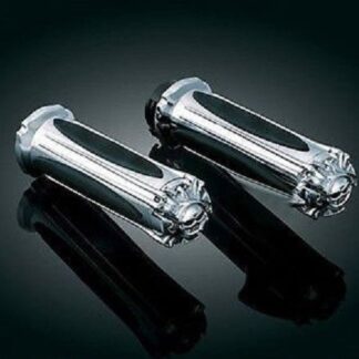 0630-0605 Zombie Grips for Dual Cable Throttle Chrome für Harley Davidson