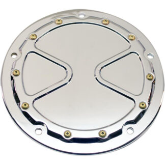 1107-0500 Derby Cover 5 Hole Bomber Series chrome für Harley 99-17 Twin Cam