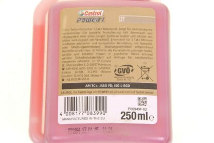 2 x 250 ml Castrol Power 1 2Taktöl API TC+ Jaso FD ISO L-EGD Motorrad Roller NEU – Bild 4