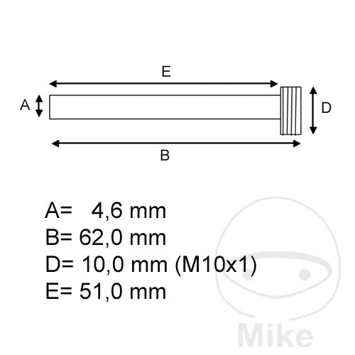 7173388 Gleitstift Satz Bremsklotz Tourmax PPS-912 Kawa VN 1700 Suzuki GSF 650 – Bild 3