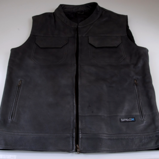 Lederweste Bikers Vest Bikerweste Kutte Western Gr. L #HM12
