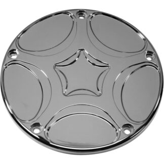 1107-0504 Derby Cover 5 Hole Spiro Series chrome für Harley 99-17 Twin Cam