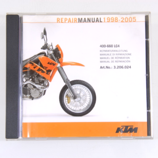 3.206.024 Reparaturanleitung auf CD für KTM 400-660 LC4 1998-2005