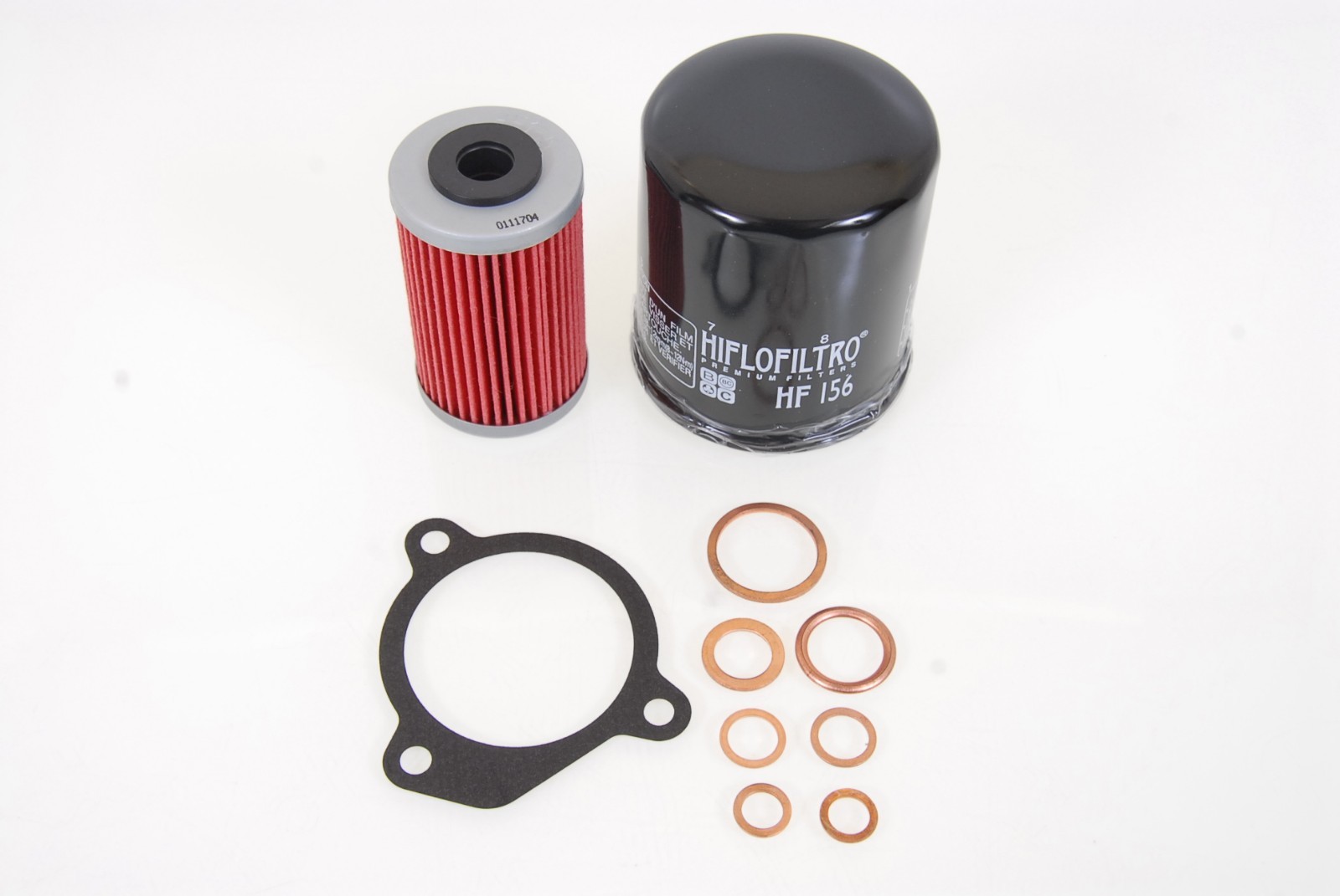 Set5 Ölfilter Set Hiflo HF155/156 +Dichtsatz für KTM 400 640 625 660 LC4 Enduro – Bild 3