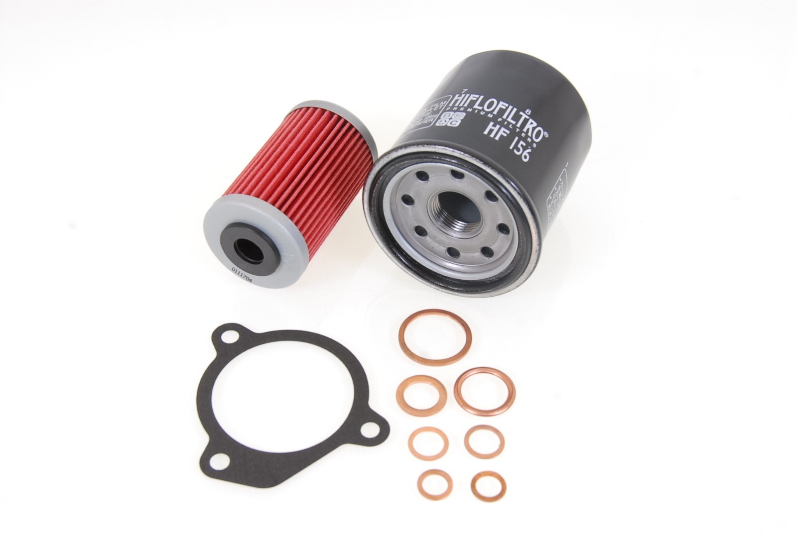 Set5 Ölfilter Set Hiflo HF155/156 +Dichtsatz für KTM 400 640 625 660 LC4 Enduro – Bild 4