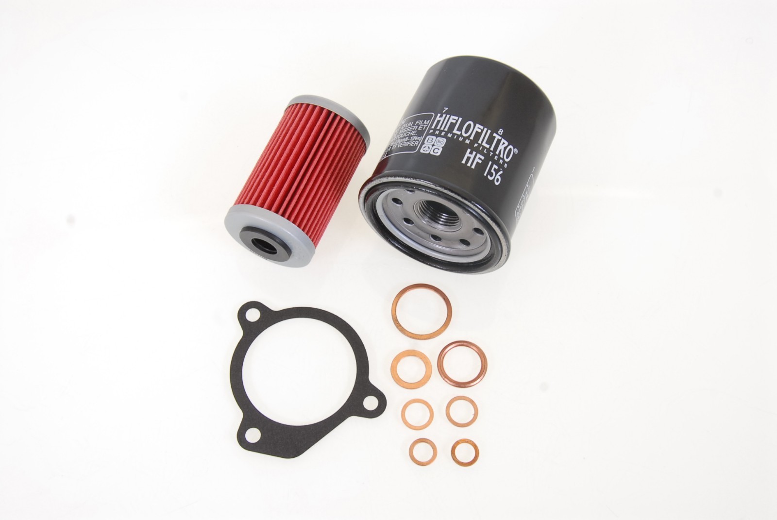 Set5 Ölfilter Set Hiflo HF155/156 +Dichtsatz für KTM 400 640 625 660 LC4 Enduro
