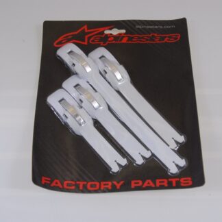 25LOT8N  Alpinestars Tech 8 Stiefelschnallen Buckle Straps weiß 4 STK VK65