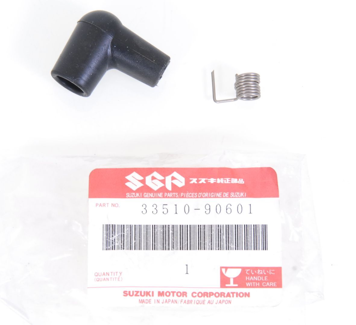 33510-90601 Cap Spark Plug Zündkerzenstecker von Suzuki #44-60-085