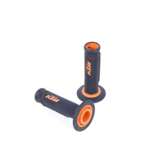 63002021200  2K Griffe Griff Set orange/schwarz offen  KTM Duke 125 200 250 390