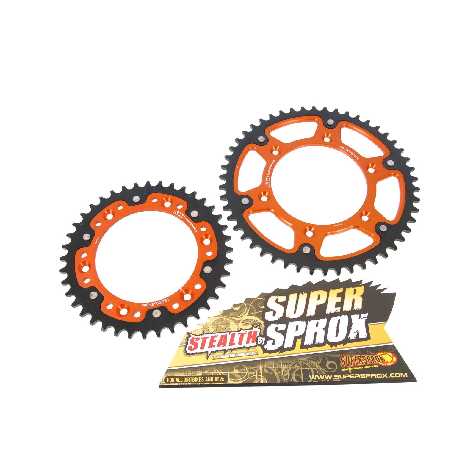Supersprox Stealth Kettenrad Orange 48 Zähne KTM 5841005104804 EXC SX SX-F LC4 – Bild 3