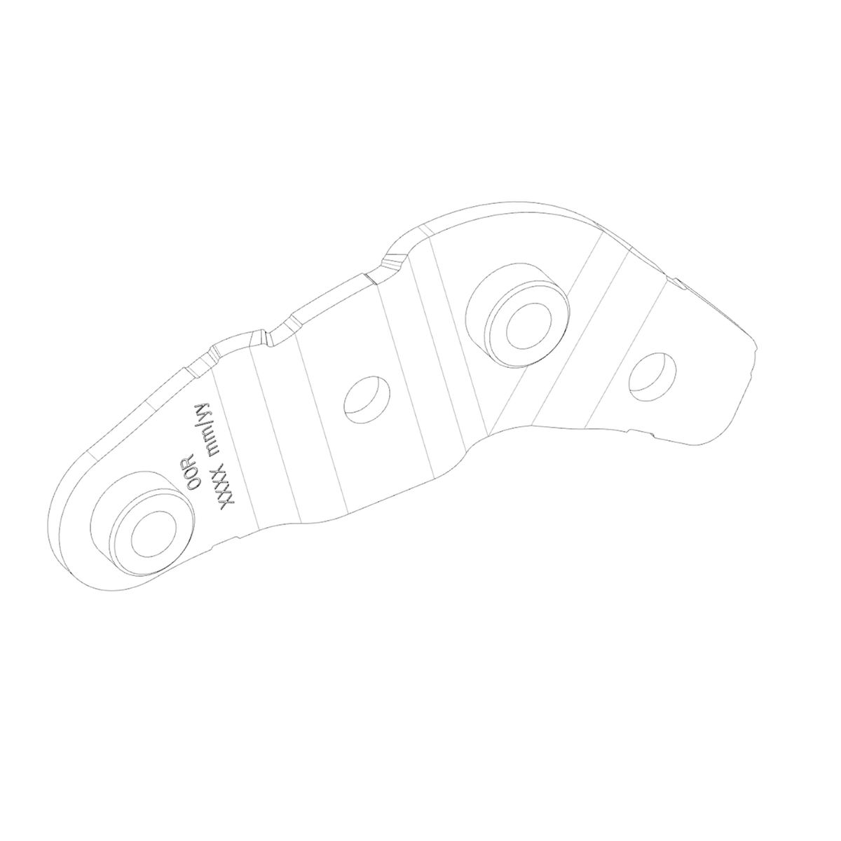EB1120000R Bosch Montageplatte lang rechts BDU37YY Smart System