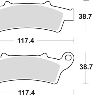 MCB726 Bremsbeläge vorne Aprilia Kymco Malaguti Peugeot Piaggio