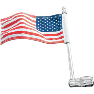 0521-0917 US-Flagge mit Halterung für HD Softail Road King Fat Boy Electra Glide