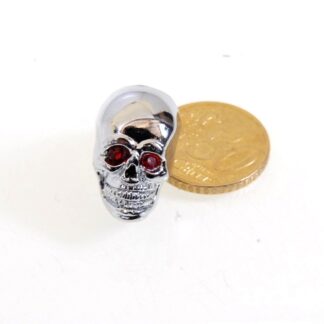 DS-190485  Chopper Skull Totenkopf Ornament Kennzeichenschraube für Harley