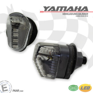 HS284119 LED-Verkleidungsblinker YAMAHA, getönt, Paar, Motorrad, E-geprüft