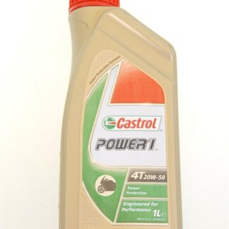 1 Liter Castrol Power 1 20W-50 4 Takt Motorrad Motoröl