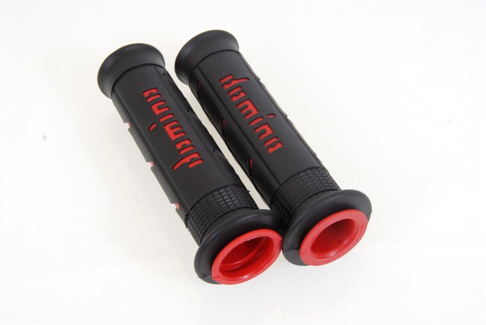 7290015 Domino Griffe Set Rot Griffgummi Lenkergriffe Street Supermoto Enduro – Bild 6