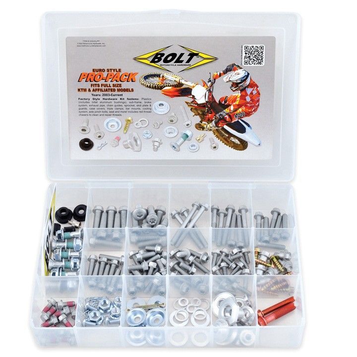 B-2004-EUPP Zap BOLT Pro-Pack Schraubenkit für KTM Husqvarna Husaberg 180-teilig – Bild 3