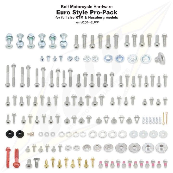 B-2004-EUPP Zap BOLT Pro-Pack Schraubenkit für KTM Husqvarna Husaberg 180-teilig