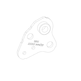 EB1120000U Bosch Montageplatte kurz links BDU37YY Smart System
