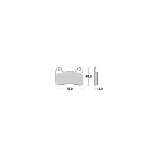 MCB755SRT Bremsbeläge Sinter Honda CB 1000 R CBR 600 RR CBR 1000 RR #STR41