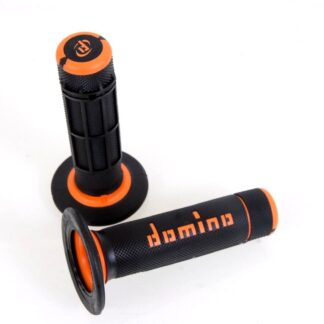 7294945 Domino 2K Griffe Griff Set orange/sw geschlossen für KTM Duke 125 200