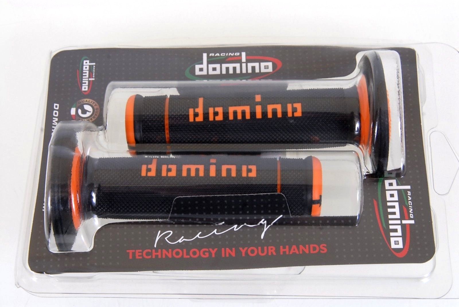 7294945 Domino 2K Griffe Griff Set orange/sw geschlossen für KTM Duke 125 200 – Bild 7