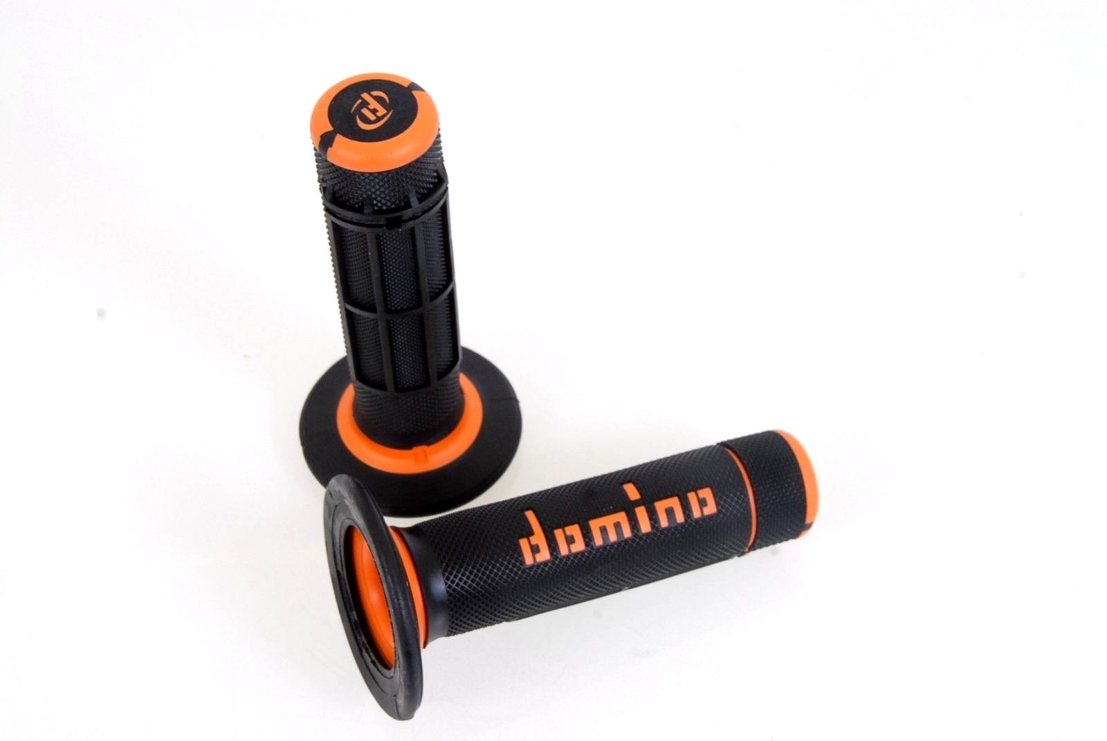 7294945 Domino 2K Griffe Griff Set orange/sw geschlossen für KTM Duke 125 200