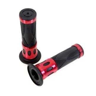 7296908 Progrip Motorrad Roller  Griffe Set / Griffgummi Lenkergriffe Rot
