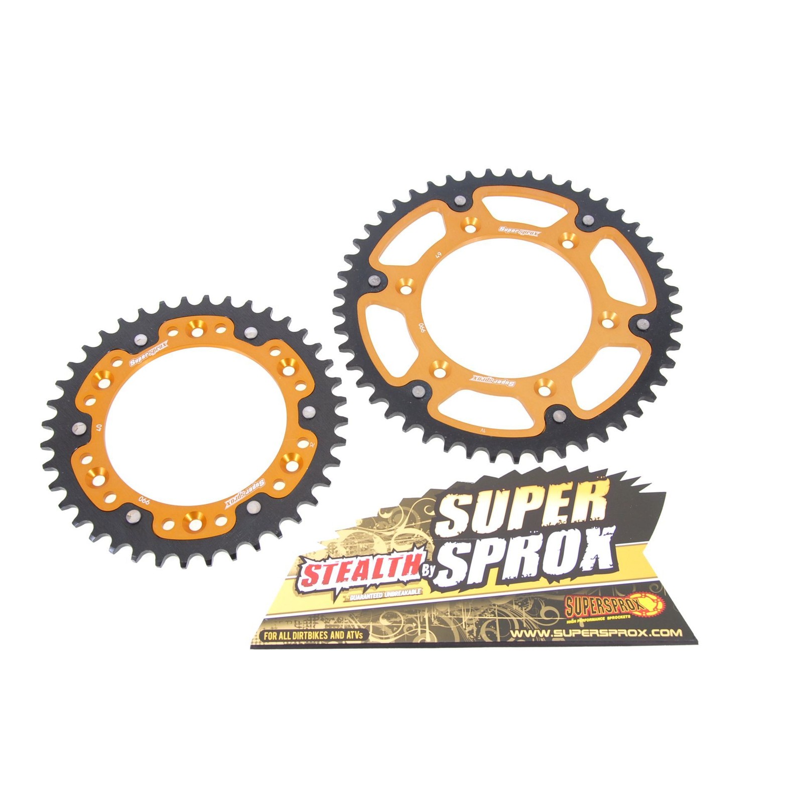 Supersprox Stealth Kettenrad Gold 71304S44 für KTM EXC SX SX-F LC4 Enduro