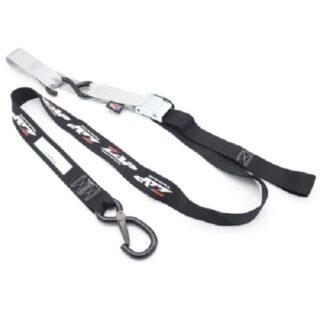 ZAP Spanngurte 2-teilig Soft Hook Grau Schwarz Z-6600-1S Motorrad Enduro