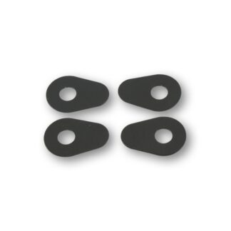 207-142 Mini Blinker Montageplatten YAMAHA INDY SPACER schwarz