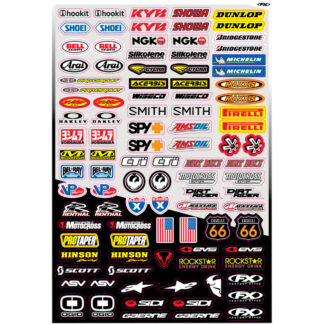 4320-0717 Decal Sticker Set Micro Sponsor Kit Aufkleber Satz Scott Maxxis Oakley
