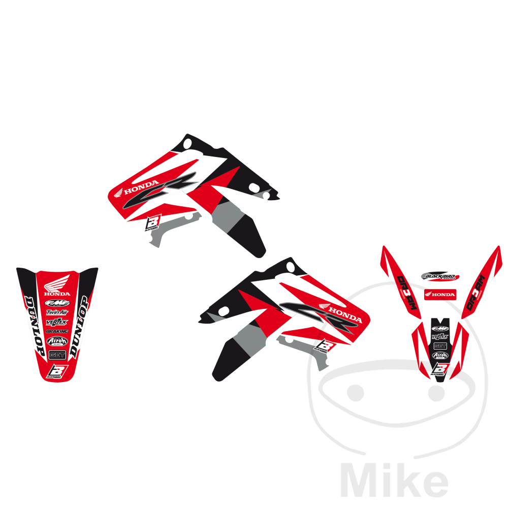 711.08.53 Aufkleber Satz Dream 3 Blackbird Racing Honda CR 125 250 R 2002-07 – Bild 3