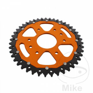 7580613 ZF Kettenrad Dual Orange 44 Zähne  für KTM Duke RC 125 200 390 2014-20