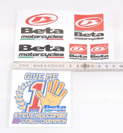 50.10253.000 Restposten Beta Aufkleber Set Sticker Merchandising RR 50 ...