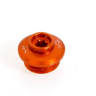 Öleinfüllschraube orange eloxiert für KTM Superduke/GT 1290  M24x3 5803098500004