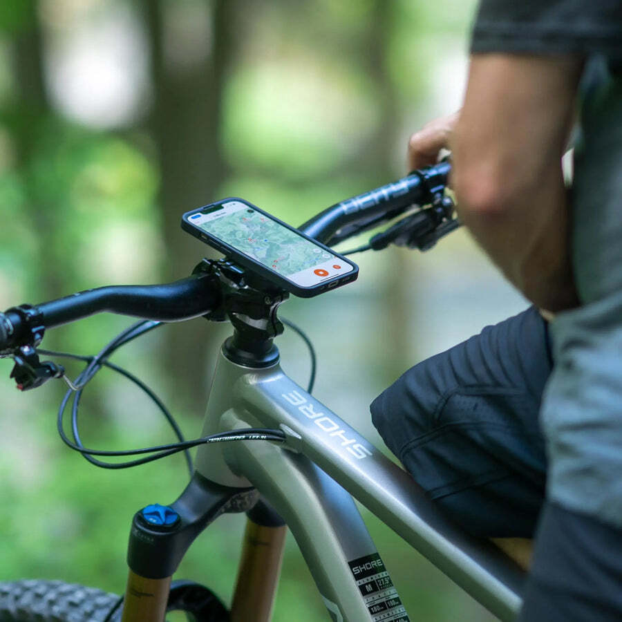 Supporto Per Bici Da Corsa SP CONNECT Road Bike Mount Pro – Alluminio Aeronautico, Doppio Attacco Per Telefono E Luce